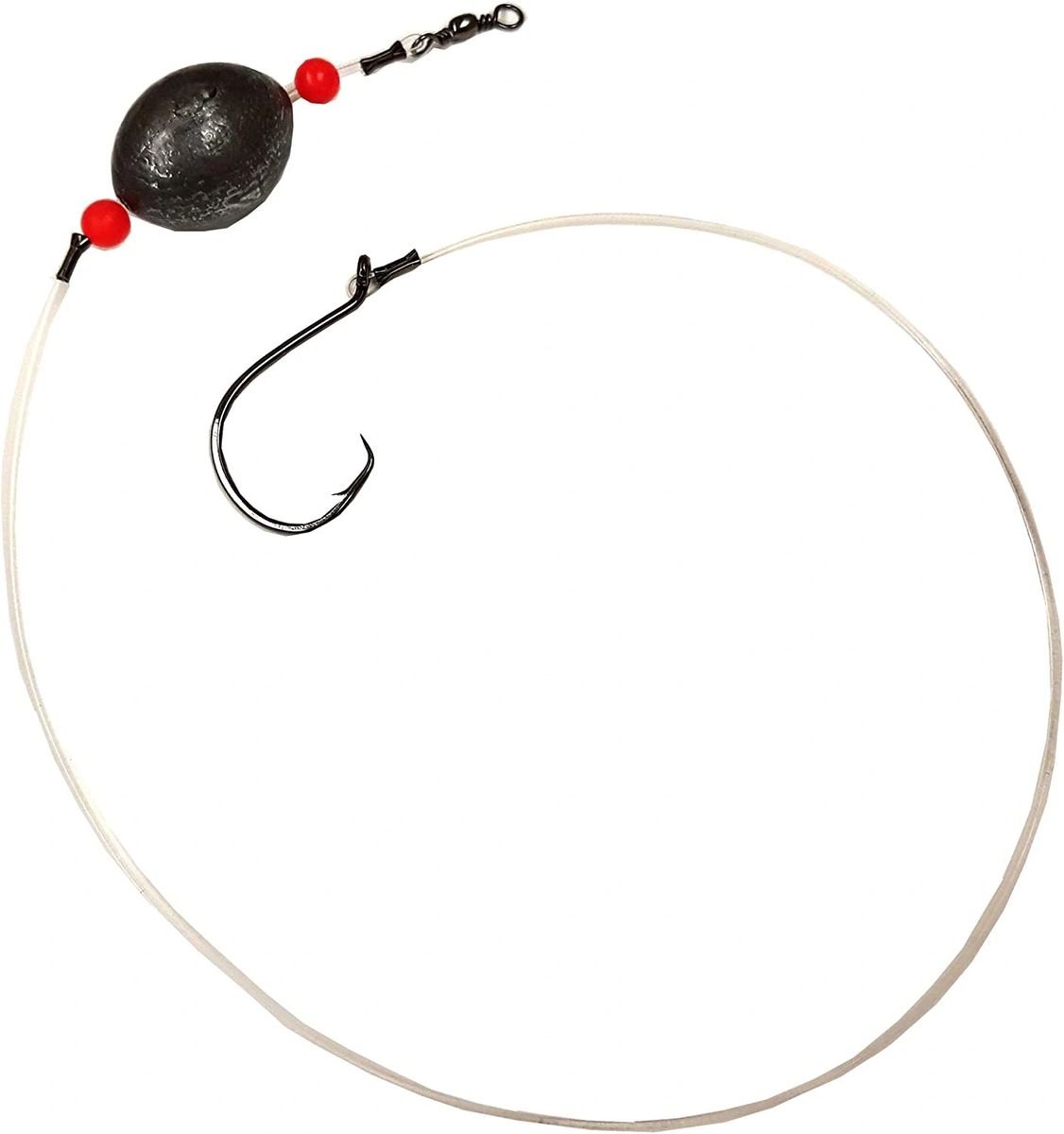 Stellar Snapper Sinker Fishing Rig with Circle Hook and Egg Weight